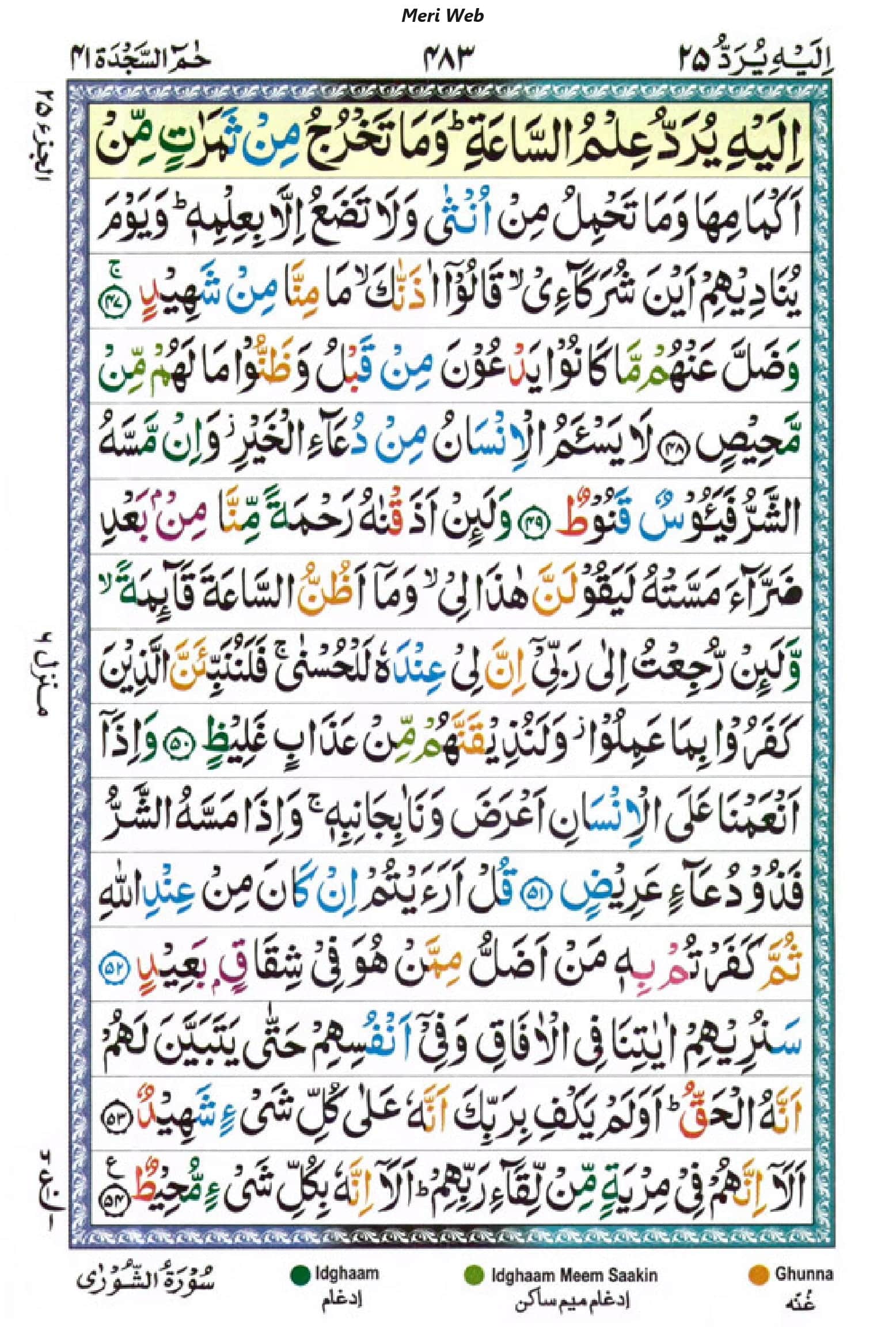 surah fussilat