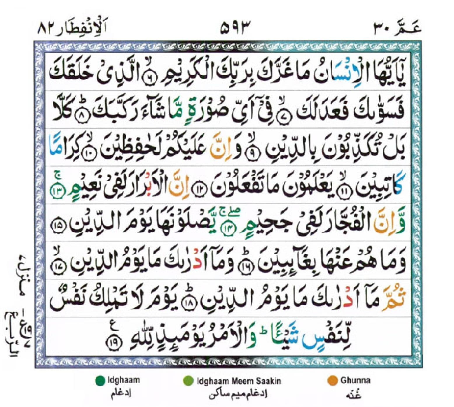 surah infitar