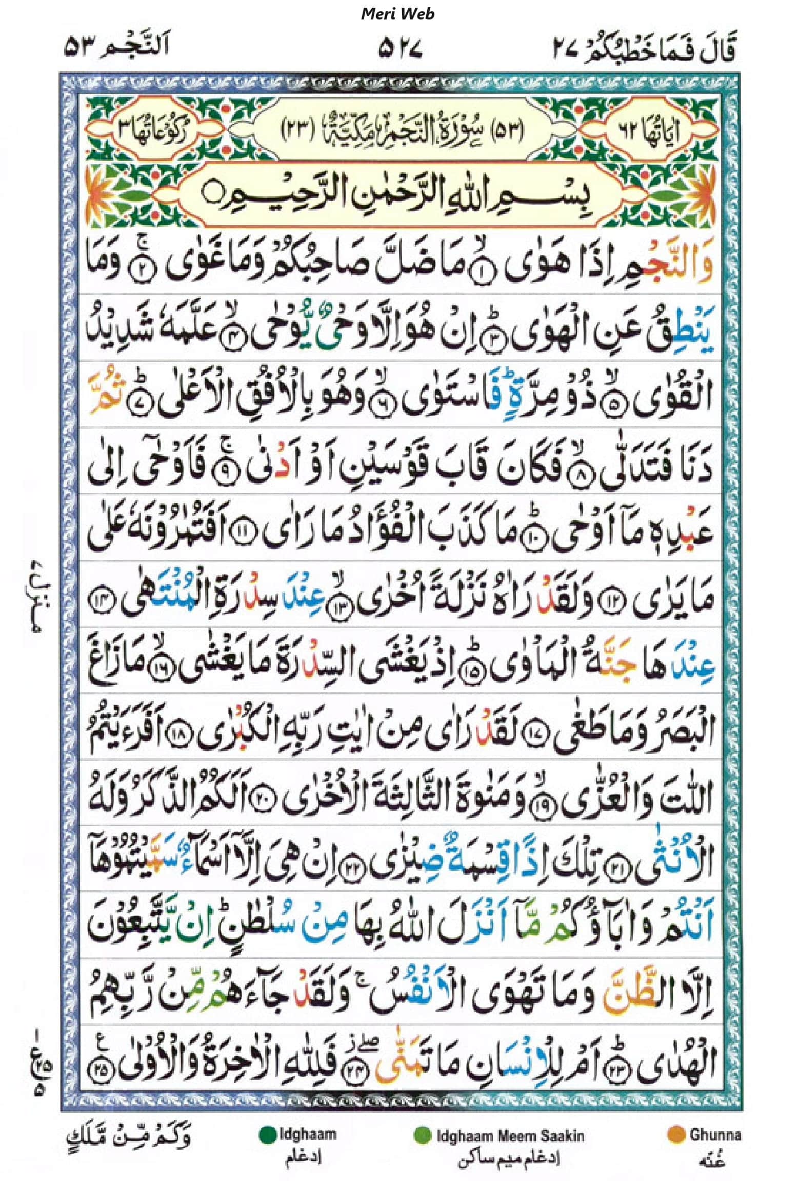 surah najm