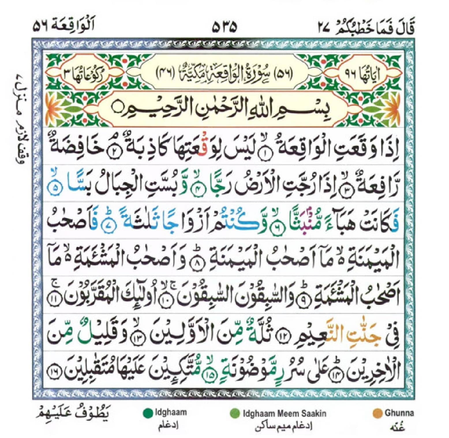surah waqiah